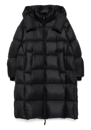 CROQUIS Quilted hooded down jacket - Black