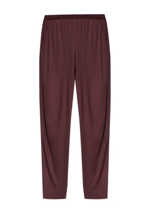 Hanro elastic-waistband trousers - Red