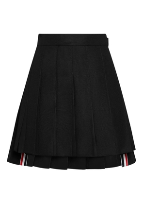 Thom Browne pleated mini skirt - Black