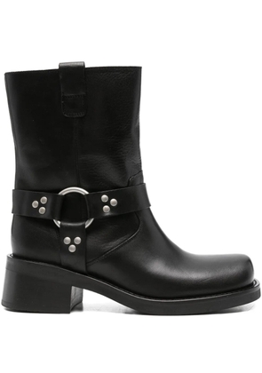 P.A.R.O.S.H. buckle-strap leather boots - Black
