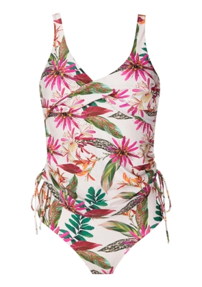 Lygia & Nanny Bruma floral-print bikini - White