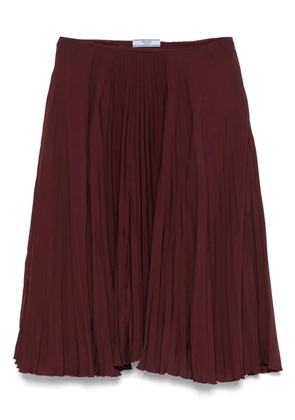 Prada Pre-Owned 2000s pleated skirt - Red