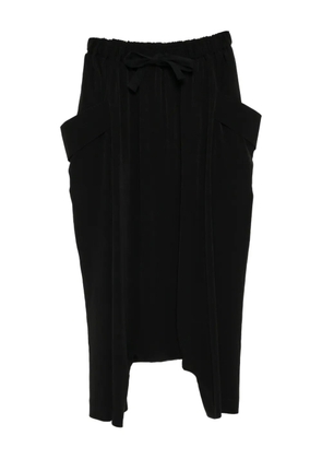 Yohji Yamamoto pocket tapered trousers - Black