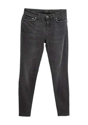 Dolce & Gabbana Pre-Owned 2024 logo-plaque jeans - Black