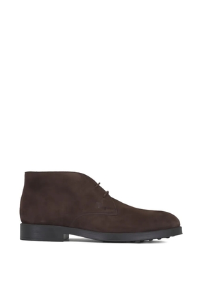 Tod's suede boots - Brown