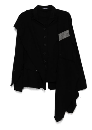 Rundholz draped blazer - Black