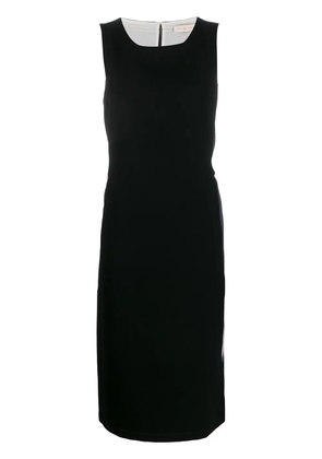 Tory Burch striped panel midi dress - Black