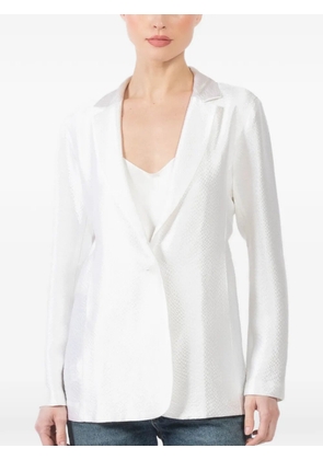 Peter Cohen note single-button jacket - White