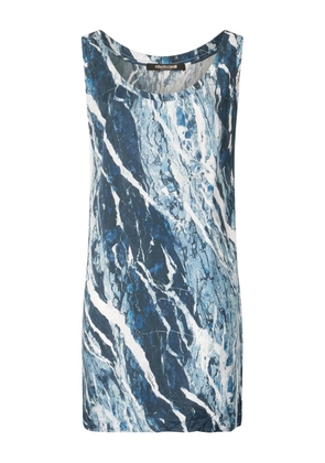Roberto Cavalli silk mini dress - Blue