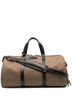 Polo Ralph Lauren logo-patch duffle bag - Brown