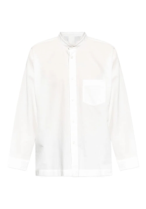Homme Plissé Issey Miyake mandarin-collar pocket shirt - White