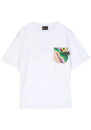 Mauna Kea Climber patch-pocket cotton T-shirt - White