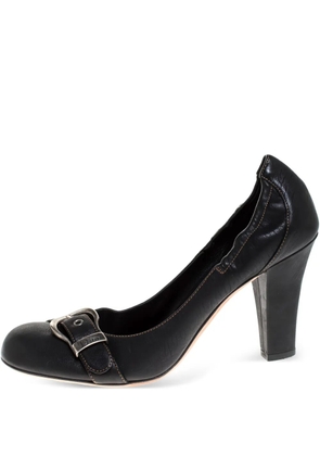 Christian Dior Pre-Owned 95mm Scrunch pumps - Black