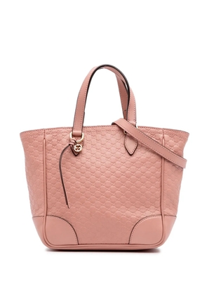 Gucci Pre-Owned 2016-2024 Small Microguccissima Bree satchel - Pink