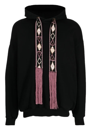 KAPITAL Maldives fleece hoodie - Black