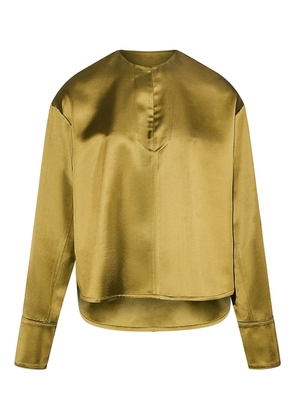 Yves Salomon wool blend blouse - Gold