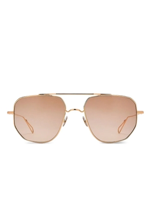 Ahlem x Campbell Addy 19 square-frame sunglasses - Gold