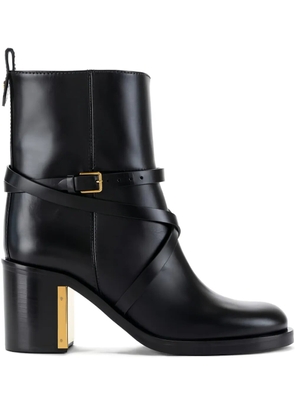 Elisabetta Franchi buckle-detail boots - Black