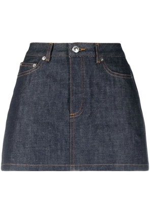 A.P.C. denim midi skirt - Blue