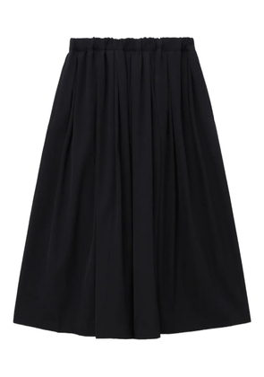 Comme Des Garçons Comme Des Garçons elasticated-waistband midi skirt - Blue