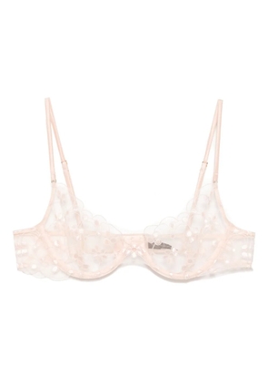 Kiki de Montparnasse rosette demi bra - Neutrals