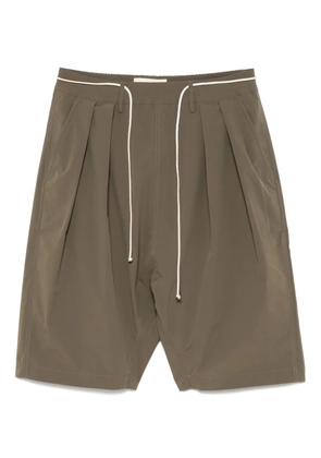 MORDECAI drawstring shorts - Green
