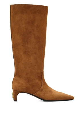 Marc Jacobs suede pointed-toe boots - Brown