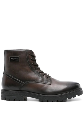 Bugatti Zaru leather ankle boots - Brown