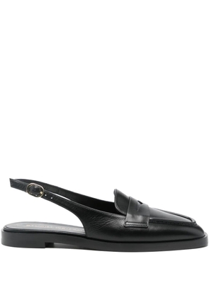 Stuart Weitzman slingback loafers - Black