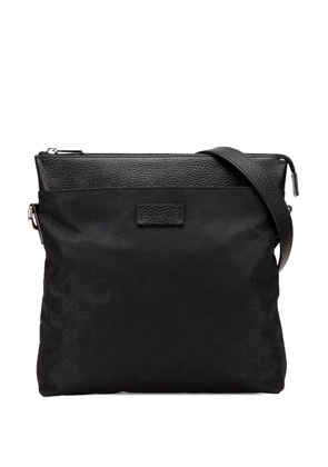 Gucci Pre-Owned 2000-2015 GG Nylon Flat Messenger Bag crossbody bag - Black