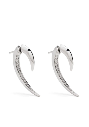 Shaun Leane 18kt white gold Hook diamond earrings - Silver