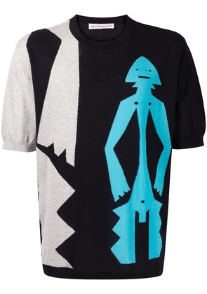 Walter Van Beirendonck Pre-Owned Mumuye Knit T-shirt - Black