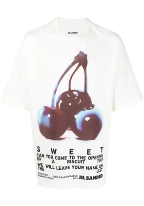 Jil Sander graphic-print cotton T-shirt - White