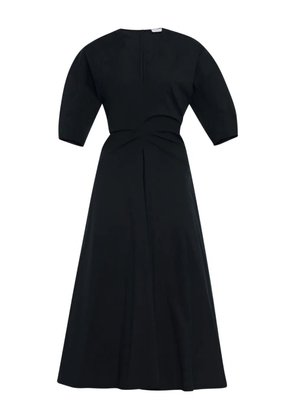 Rosetta Getty gathered midi dress - Black
