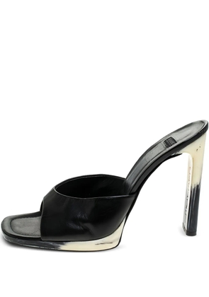 Casadei 110mm leather heeled sandals - Black