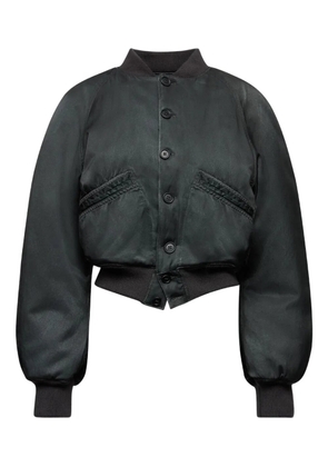 MM6 Maison Margiela cropped bomber jacket - Black