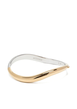 Missoma Savi Signature hinged bangle - Gold