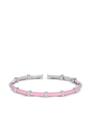 Sidney Garber 18K white gold Pink Carly diamond bracelet