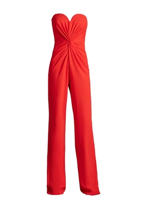 Tadashi Shoji strapless jumpsuit - Red