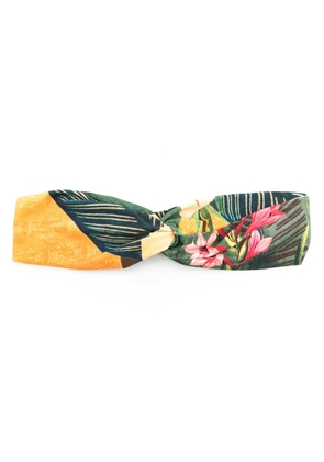 Lygia & Nanny Bethania floral-print headband - Green