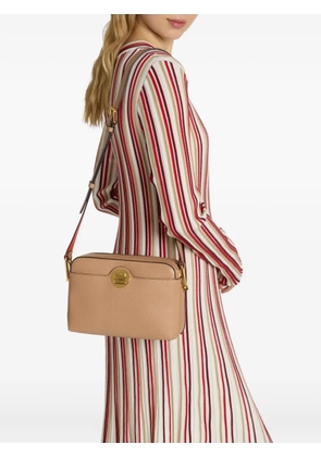 Coccinelle front-pocket logo crossbody bag - Neutrals