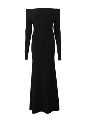A.W.A.K.E. Mode off-shoulder maxi dress - Black