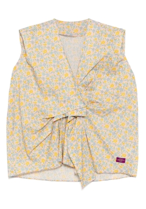 JNBY floral-print sleeveless blouse - Pink