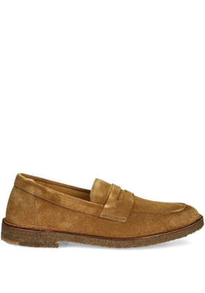 Astorflex penny suede loafers - Brown