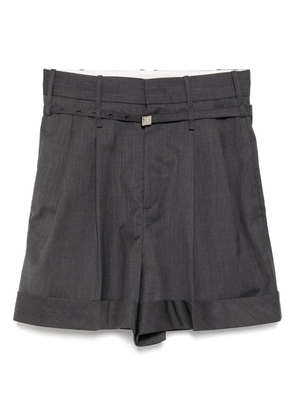JNBY wide-leg belted shorts - Grey