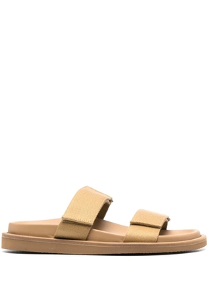 Uma Wang slip-on touch-strap sandals - Brown