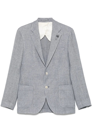 Lardini single-breasted blazer - Blue