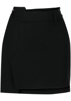 Monse asymmetric mini skirt - Black