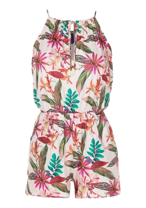 Lygia & Nanny Laya botanical-print playsuit - Multicolour
