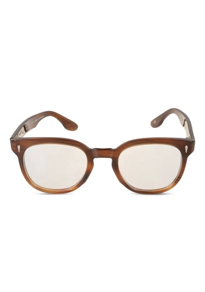 Kador Premium 11 round-frame glasses - Brown